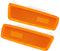 Front Bumper LED Side Marker Lights Cover Lens Indicators Signal Light Assembly for Volkswagen Jetta 2005-2010 Yellow 1 Pair...