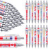 Treela 24 Pcs International Flag Pens World Flag Ballpoint Pens Country Flags Decoration Pens Retractable Ink Pens for International Sports Events...