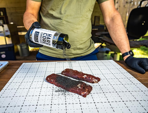 Hardcore Carnivore Black: Activated Charcoal Meat Seasoning Rub (13 oz Shaker) Texas-Made, Blend for Steak, Brisket, Burgers, BBQ, Grilling and Sm...