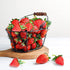 VIDELLY 20 Pieces Artificial Strawberries Fake Strawberries Lifelike Red Realistic Plastic Fruit for Kitchen Party Decoration Photo Prop,S Size...