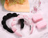 Puffy spa Headband for Washing Face, Velvet Makeup Headband, Set of 2 Skincare Headbands, Bubble Skincare Headbands with Face Wash Wristbands, Puf...