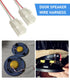 Car Front Rear Door Speaker Wiring Harness Connector Plug Replacement for 2002-2020 Jeep Wrangler JK, Chrysler,Dodge Vehicles,Install Aftermarket ...