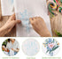 Boutigem 3 Pack Embroidery Kit for Beginners Flower Vase Pattern Fabric Cross Stitch Set with Embroidery Cloth Threads Needle Wire for DIY Sewing ...
