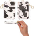 2-in-1 ID Badge Holder & Lanyard Wallet - Multi-Use Womens Small Wallet with Removable Wristlet & Neck Lanyard, Clear Window, 5 Card Slots, Phone ...