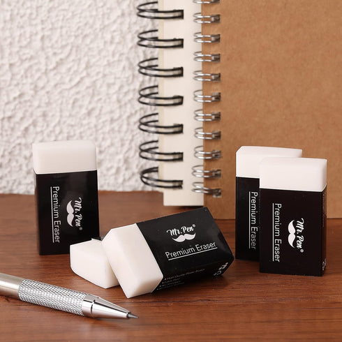 Mr. Pen- Pencil Eraser, 8 Pack, White Erasers, Erasers for Artists, Artist Eraser, Drawing Erasers for Sketching, Large Eraser, Pencil Erasers, Ar...