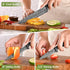 3 Pcs Kitchen Knife Set with Cover, Black Knives Set for Kitchen Stainless Steel, Damascus Pattern Chef Knife set with Sheath, Sharp Cutting Knive...