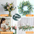 Dried Eucalyptus Leaves Shower Decor - 18PCS 17” Large Fresh Eucalyptus Shower Plant for Shower Eucalyptus Hanging Artificial Flower Green Bathroo...