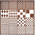 12Pcs Checks Diamond Stencils, Harlequin Checkerboard Stencils Assorted Sizes Square Diamond Shape Templates Reusable Diamond Checks Stencil for P...