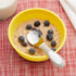 ECR4Kids My First Meal Pal Stainless Steel Spoons, Toddler Silverware, White, Light Grey, 3-Pack...