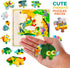 QUOKKA Wooden Africa Puzzles for Kids Ages 3-5 – 28 Pieces Toddlers Kids Puzzles Ages 4-8 Year Olds – Wood Africa Toys for Children 6-8 yo...
