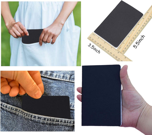 Yansanido 48 Pcs 5.5 Inch x 3.5 Inch Black Cover Pocket Notebook 32 Sheets (64 Pages) 8 mm Ruled Pages 70 Gsm Paper (Lined 48pcs)...
