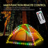 Camping Tent String Lights, 40Ft 120 LEDs 8 Modes Color Changing LED Rope Lights Battery Powered with Remote Control, Outdoor Waterproof LED Tent ...