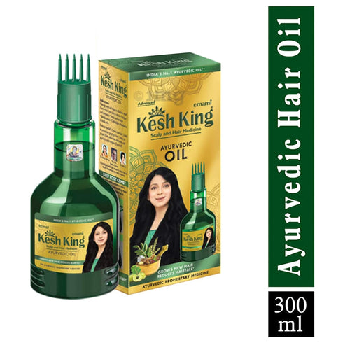 Ayurvedic Hair Oil | Herbal Oil with Bhringraj & Amla | Enhance Hair Growth | Reduce Hairfall | Nourishes Scalp | Provides Long & Thick Hair | 10....