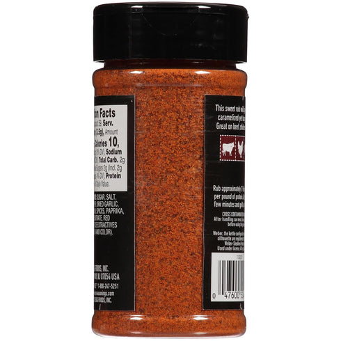 Weber KC BBQ Rub, 7.25 Ounce Shaker...