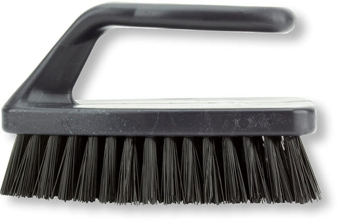 SPARTA Heavy Duty Scrub Brush, Hand Brush with Iron Shape Handle Design for Scrubbing Kitchen Pots and Pans or Bathroom Sink and Shower, 6 Inches,...