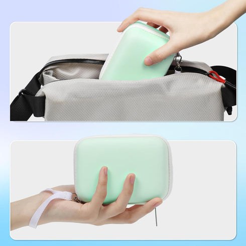 POLONO Genuine Label Printer Case Compatible with P31S and L1-A Label Maker, Hard Carry Label Printer Case for Labeler Makers, Storage Case for Po...
