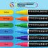 Liquid Chalk Markers Erasable for Chalkboard, Blackboard, Whiteboard, Signs, Windows, Mirror, Glass, Bistro - Dry Erase Markers, Chalk Paint Marke...