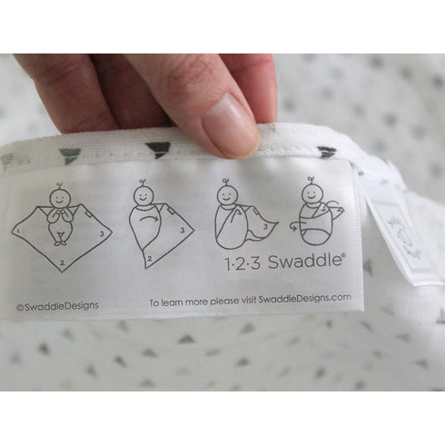 SwaddleDesigns Cotton Muslin Swaddle Blanket, Receiving Blanket for Boys & Girls, Best Shower Gift, 46x46 inches - Bumpkin, Soft Black...