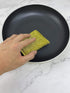 6 Pieces Non-Scratch Scrub Sponges Pads, Cleaning Scrub Sponge, Dish Wash Sponge, Kitchen Sponge, Multi-Use Heavy Duty Scrub Sponge - Gold...