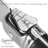 Laguiole Premium Steak Knife Set - 4.5 inch - Classic Black Edition - Razor Sharp Kitchen Knives - Forged Stainless Steel - Full Tang Handle - 6 P...