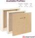 Ampersand Art Supply Wood Gesso Art Painting Panel: Canvas Texture, 3/8 Inch Depth, 6" x 6"...
