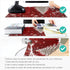 Naanle Winter Holiday Christmas Placemats Set of 4 Christmas Tree with Snowflake Heat-Resistant Washable Table Place Mats for Kitchen Dining Table...