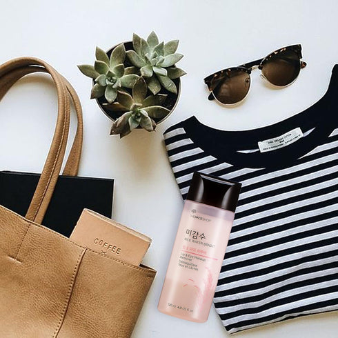 The Face Shop Oil-Free Liquid Eye Makeup Remover, Natural Rice Water Lipstick, Waterproof Mascara & Eyeliner Removal - 120 mL / 4 Oz, K-Beauty...