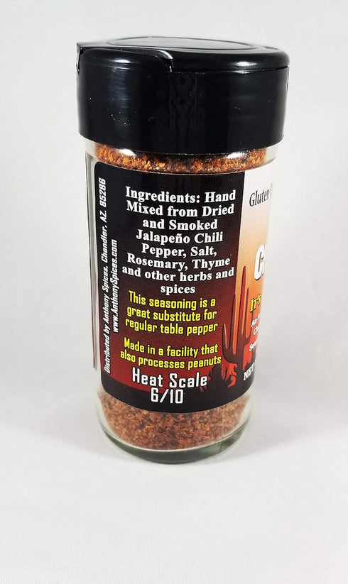 Anthony Spices Arizona Chipotle Chile Pepper Seasoning - Glass Shaker Bottle...
