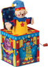 Schylling Silly Circus Jack in the Box - Classic Children's Musical Toy - Colorful Embossed Tin Box and Friendly Plush - Age 18 months and Up...