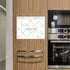 Clever Clean Non-Magnetic Dry Erase Calendar for Fridge, Reusable Calendar with 6 Dry Erase Markers, Whiteboard Calendar Sticks to Any Smooth Surf...