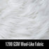 LOCHAS Deluxe Super Soft Fluffy Shaggy Home Decor Faux Sheepskin Rug for Bedroom Floor Sofa Chair, Chair Cover Seat Pad Couch Pad Area Carpet, 2ft...
