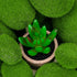 Nicunom 50 Pcs 5 Size Artificial Moss Rocks Decorative, Faux Green Moss Decor Balls for Floral Arrangements, Fairy Gardens and Crafting...
