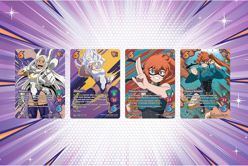 Universus My Hero Academia: Girl Power Booster - 11 Card Hanging Pack, Deck-Building Card Game, Powerful Female Characters, Includes Foil Card...