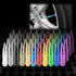 4PCs Neo Chrome Long Spike Tire Valve Stem Caps Metal Thread Wheel Tires TVC28...