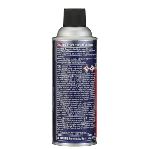 CRC Electrical Silicone Lubricant 02094 – 10 Wt Oz., Premium Grade Silicone Aerosol for High Temperature Applications...