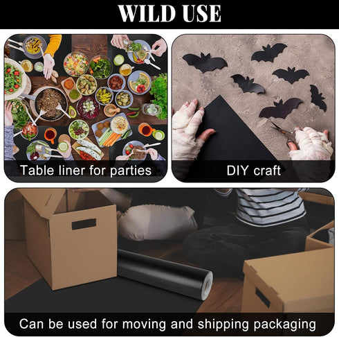 Black Bulletin Board Roll Reusable Waterproof Erasable Bulletin Board Fade Resistant Wrinkle Resistant Poster Non-woven Fabric Bulletin Board Roll...