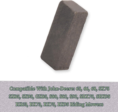 MIA10323 Brake Pad Kit Compatible With John-Deere STX30 STX38 LX172 LX188 GX85 RX75 SRX95 SX85 170 175 180 185, Replaces AM121132, M47316, MIA1032...