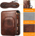 Fintie Carrying Case for Fujifilm Instax Mini LiPlay Hybrid Instant Camera - Premium Vegan Leather Portable Bag Cover with Removable Strap, Brown...