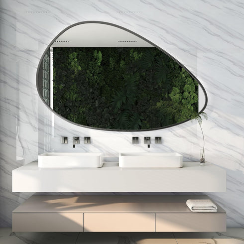 Marble Contact Paper Granite Gray/White Wallpaper Glossy Marble Wallpaper Peel and Stick Wallpaper Self Adhesive 15.8? ×197? Countertop Paper for ...