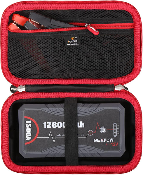 Aproca Hard Storage Travel Case, for NEXPOW Q10S Car Jump Starter 1500A Peak 12800mAh Battery Starter...