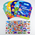 ASTARON Reusable Sticker Book for Toddlers, Space Stickers Road Trip Activities Car Airplane Activities Travel Toys for Kids, Kids Quiet Time Acti...