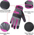 HANDLANDY Women Safety Work Gloves Utility Touch Screen Working Grip Glove for Yardwork Gardening Breathable Mechanic Gloves Hot Pink...