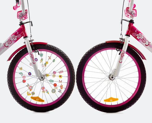 Bike Wheel Spoke Accessories - Bike Spoke Decorations & Attachment for Kids - Bicycle Accessories for Boys & Girls, Goodie Bag Stuffers and Party ...