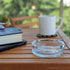 Fargus Glass Ashtrays for Cigarettes, Portable Decorative Modern Ashtray for Home Office Indoor Outdoor Patio Use, Fancy Cute Cool Ash Tray, Pack ...