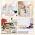 Boho Clear Cosmetic Bag - 2Pcs Boho Waterproof Toiletry Bag Travel Makeup Bag Beige Transparent PVC Zipper Makeup Pouch Compliant Bag for Women Me...