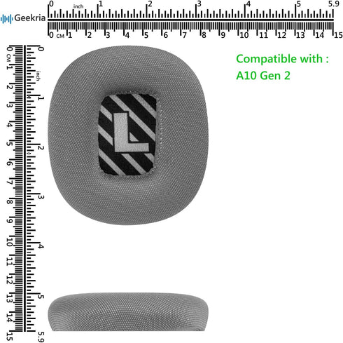 Geekria Comfort Mesh Fabric Replacement Ear Pads for Astro Gaming A10 Gen 2 Headphones Ear Cushions, Headset Earpads, Ear Cups Cover Repair Parts ...