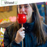Wooden Candy Apple Sticks 5.5"x3/16" - Disposable 100 Pcs of Cocktail Picks and Toothpicks for Appetizers...