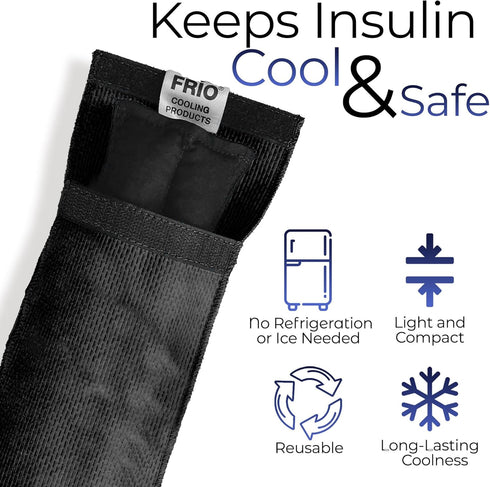 FRIO INDIVIDUAL Insulin Pen Cooling Case - Individual Medication Cooler - Diabetic Travel Case - Single Wallet...