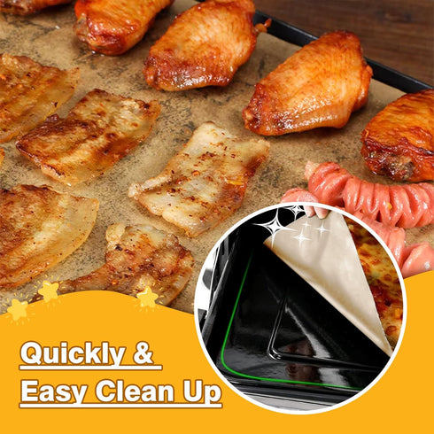 Air Fryer Liners Disposable,100PCS Parchment Paper Sheets Compatible with Emeril Lagasse 26 QT Extra Large Air Fryer, 11 x 10 Inch Air Fryer Acces...