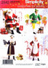 Simplicity 2542 Santa, Elf and Mrs. Santa Sewing Pattern for Adults Christmas Costume by Wrights, Sizes XS-M...